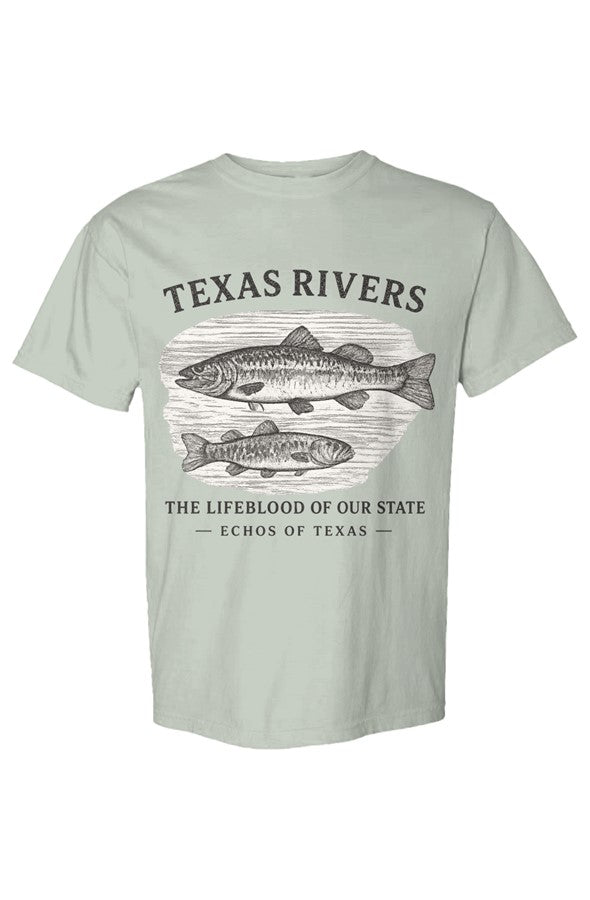 Texas Rivers Comfort Colors Heavyweight T Shirt